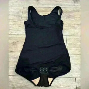 Black mesh body suit/shape wear size large